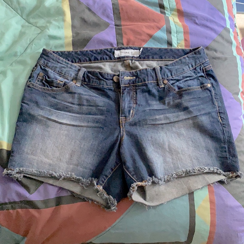 Torrid Jean Short Shorts